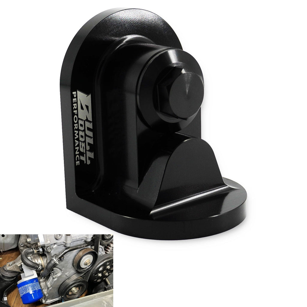 90 Degree Oil Filter Relocation Adapter For Honda EG EK Civic K B D H F Series - Bull Boost Performance