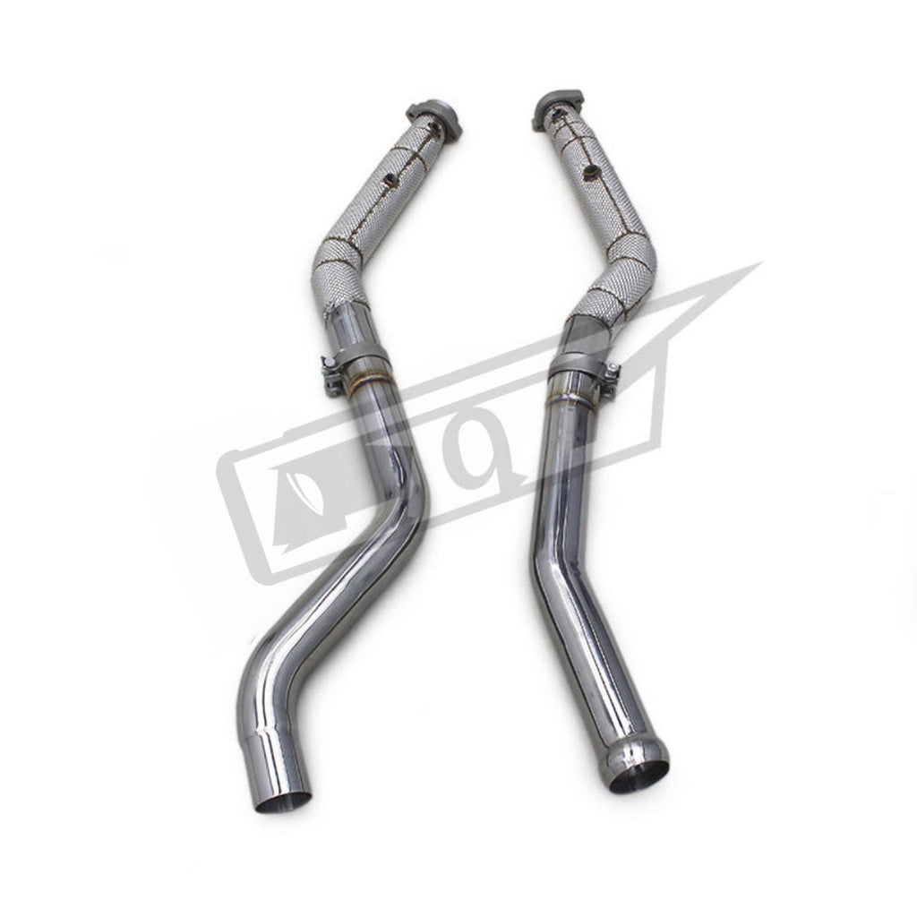Catless Race Stainless Downpipe for Mercedes Benz AMG GT63 W463 5.5T - Bull Boost Performance