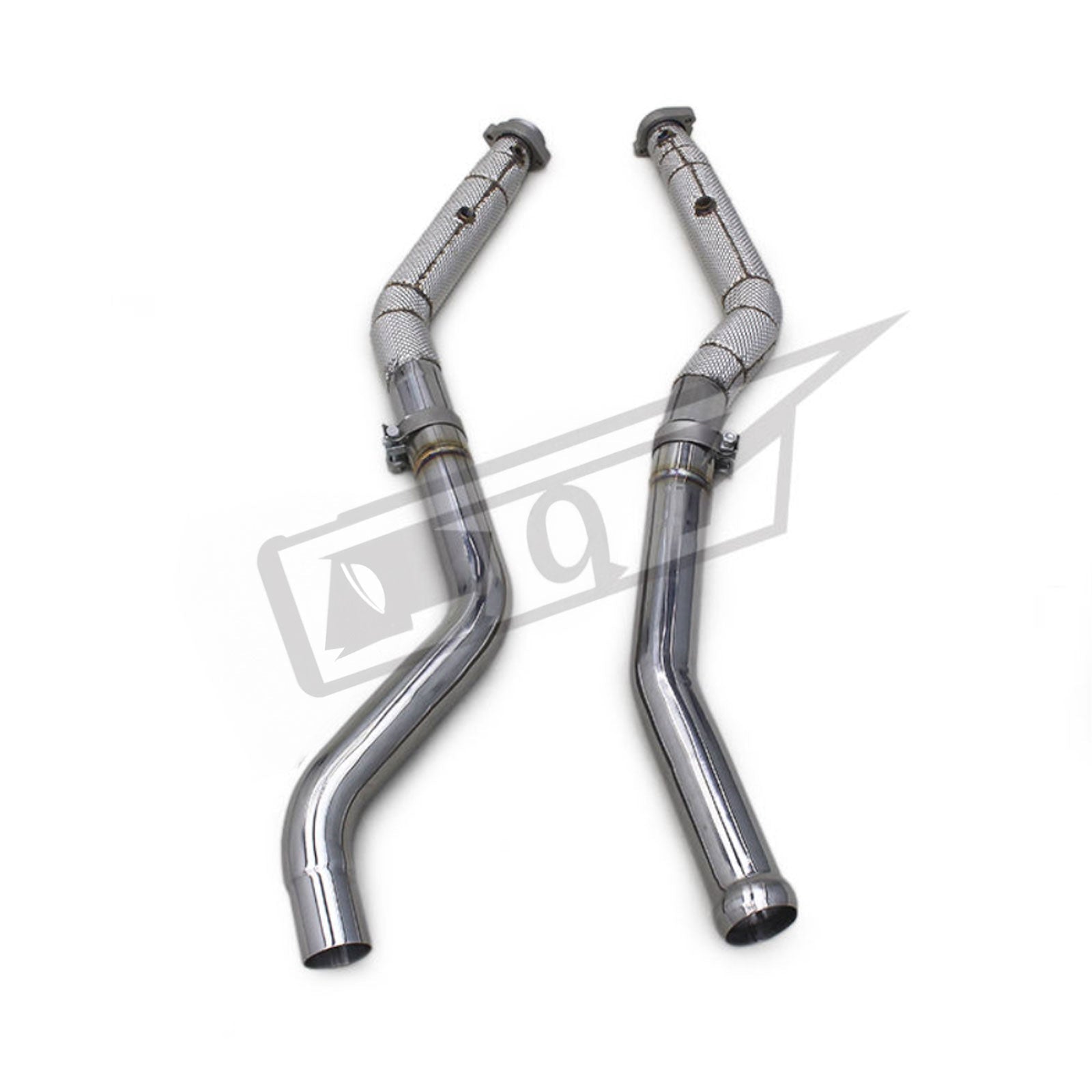 Catless Race Stainless Downpipe for Mercedes Benz AMG GT63 W463 5.5T - Bull Boost Performance