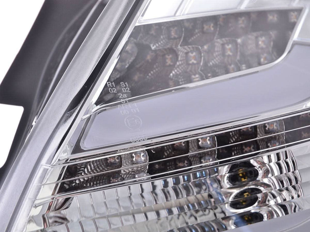 Ford Focus 3 (C346) Chrome Clear LED Lightbar Taillights Set (2010-2014)