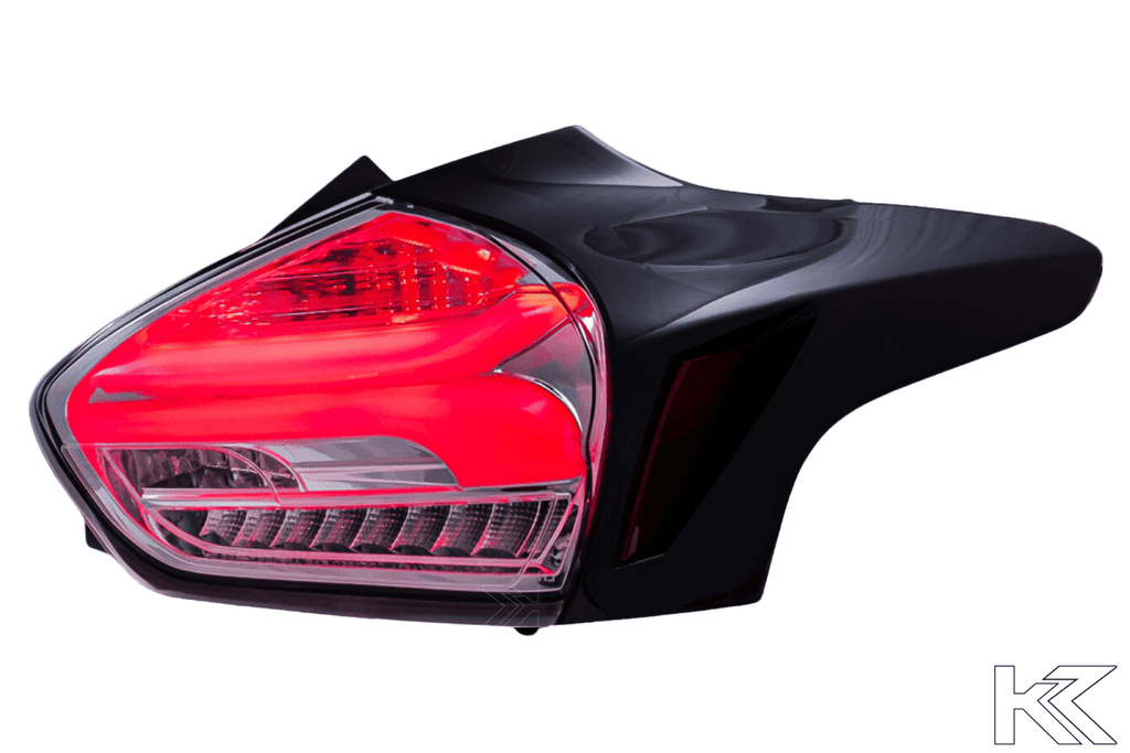 Ford Focus 3 (C346) Hatchback BlackLine LED Taillights Set (2015-2018)