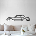 1989 Mustang Foxbody Metal Car Wall Art - MT0225