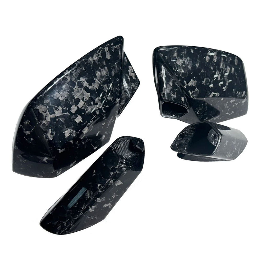 Forged Carbon Fiber Mirrors Cap Cover for Lamborghini Huracan Tecnica LP580 LP610 LP640 - Bull Boost Performance