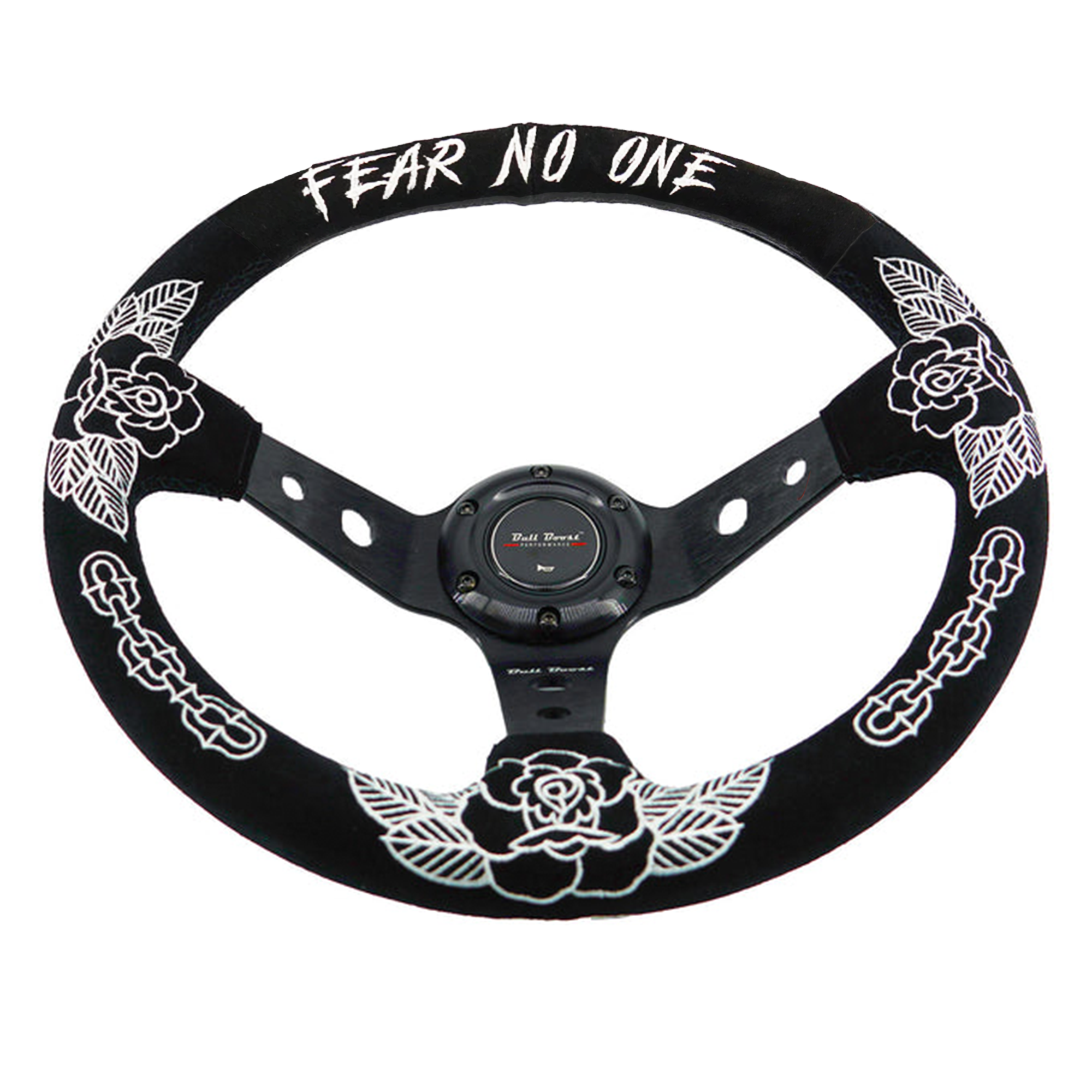 BW Rose 350mm Racing Steering Wheel + Hub Adapter Boss Kit for Civic, Del Sol, Integra - Bull Boost Performance