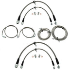 Front & Rear Brake Line Replacement Kit For 96-00 Honda Civic w/rear disc - Bull Boost Performance