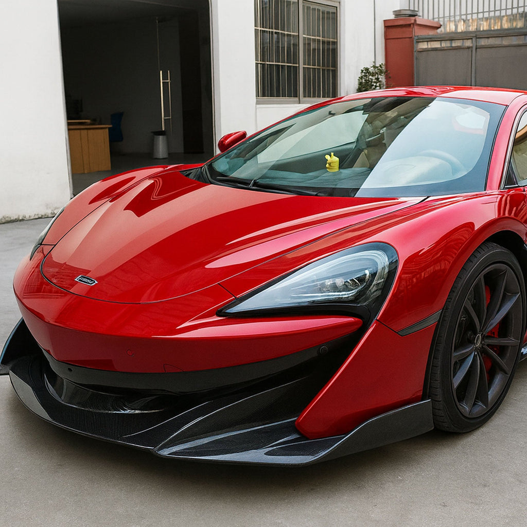 600LT Style Carbon Fiber Front Bumper for McLaren 540C 570S 600LT - Bull Boost Performance
