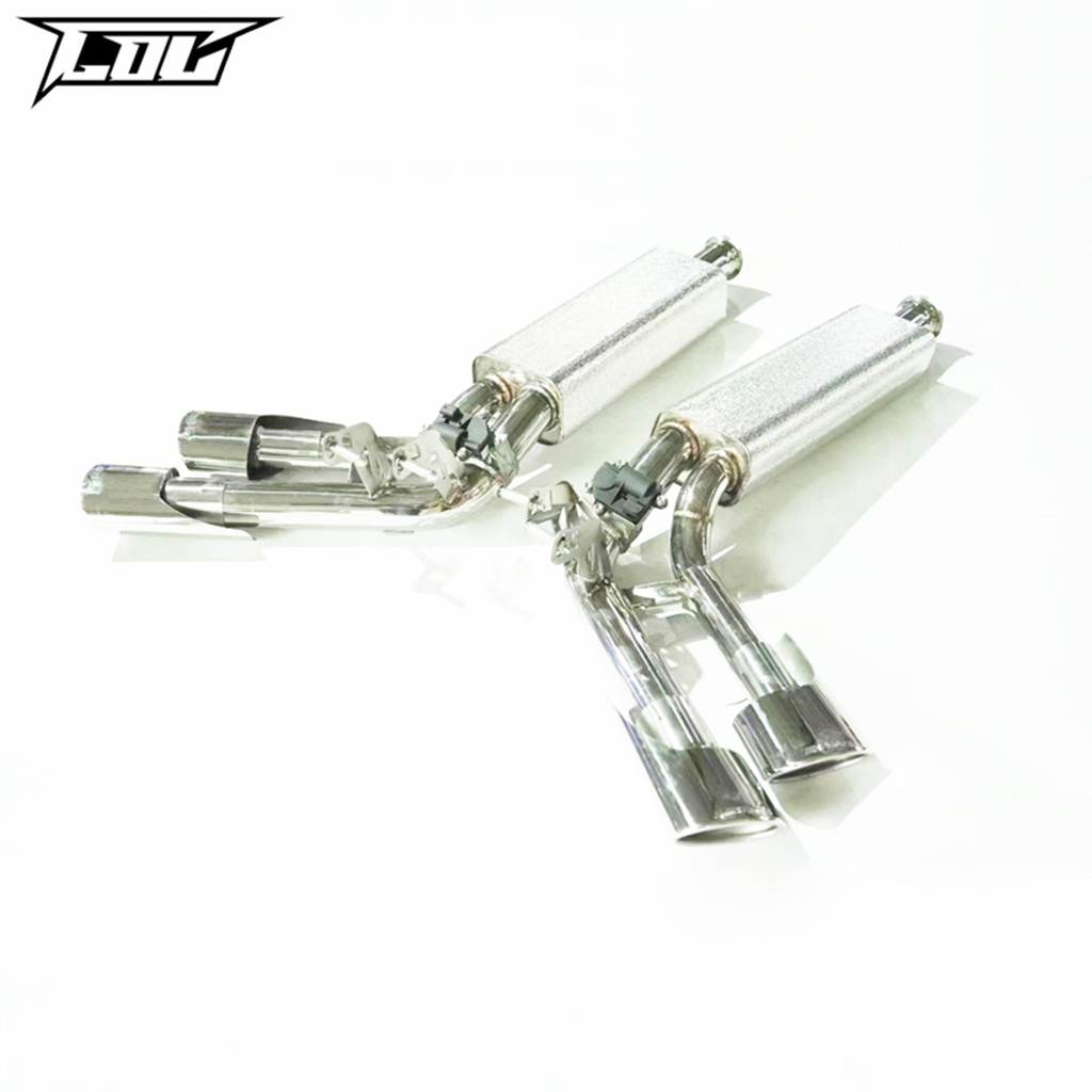 Stainless Valved Catback Exhaust System for Mercedes Benz G500 G550 G63 W463A 4.0T - Bull Boost Performance