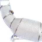 High Flow Catted T304 Stainless Downpipe for Mercedes Benz G500 W463A 4.0T - Bull Boost Performance