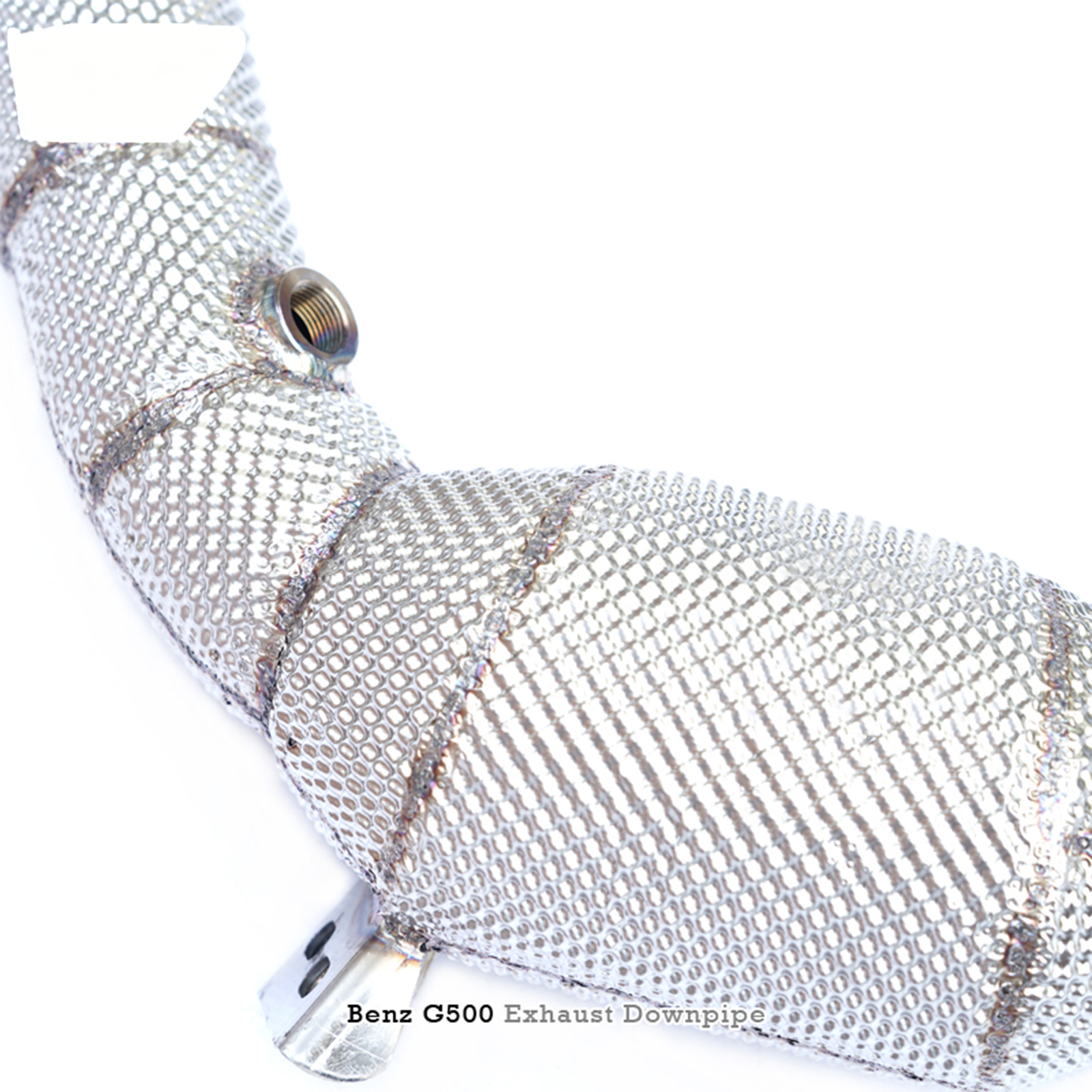 High Flow Catted T304 Stainless Downpipe for Mercedes Benz G500 W463A 4.0T - Bull Boost Performance