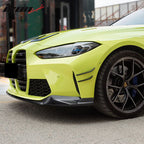 2021-2023 G80 M3 G82 G83 M4 MP Style 4PCS Front Bumper Canards Dry CF