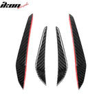 2021-2023 G80 M3 G82 G83 M4 MP Style 4PCS Front Bumper Canards Dry CF