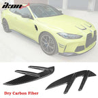 2021-2023 BMW G82 G83 M4 OE Style Front Fender Side Vent Dry Carbon