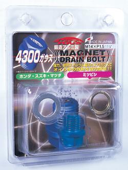 Project Kics Toyota/Daihatsu/Nissan Red Magnetic Drain Bolt - M12X1.25