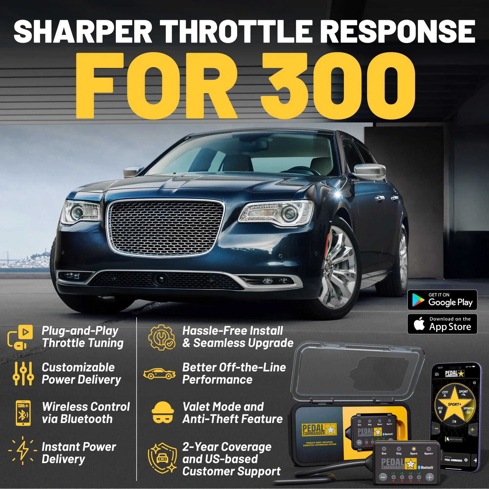Pedal Commander for Chrysler 300