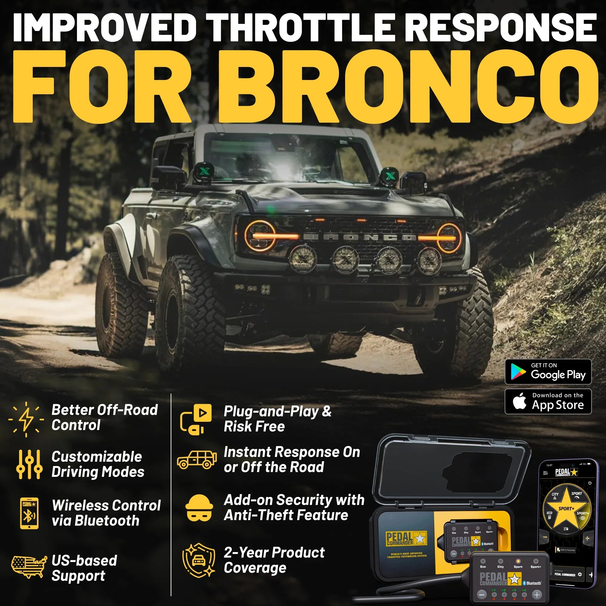 Pedal Commander for Ford Bronco