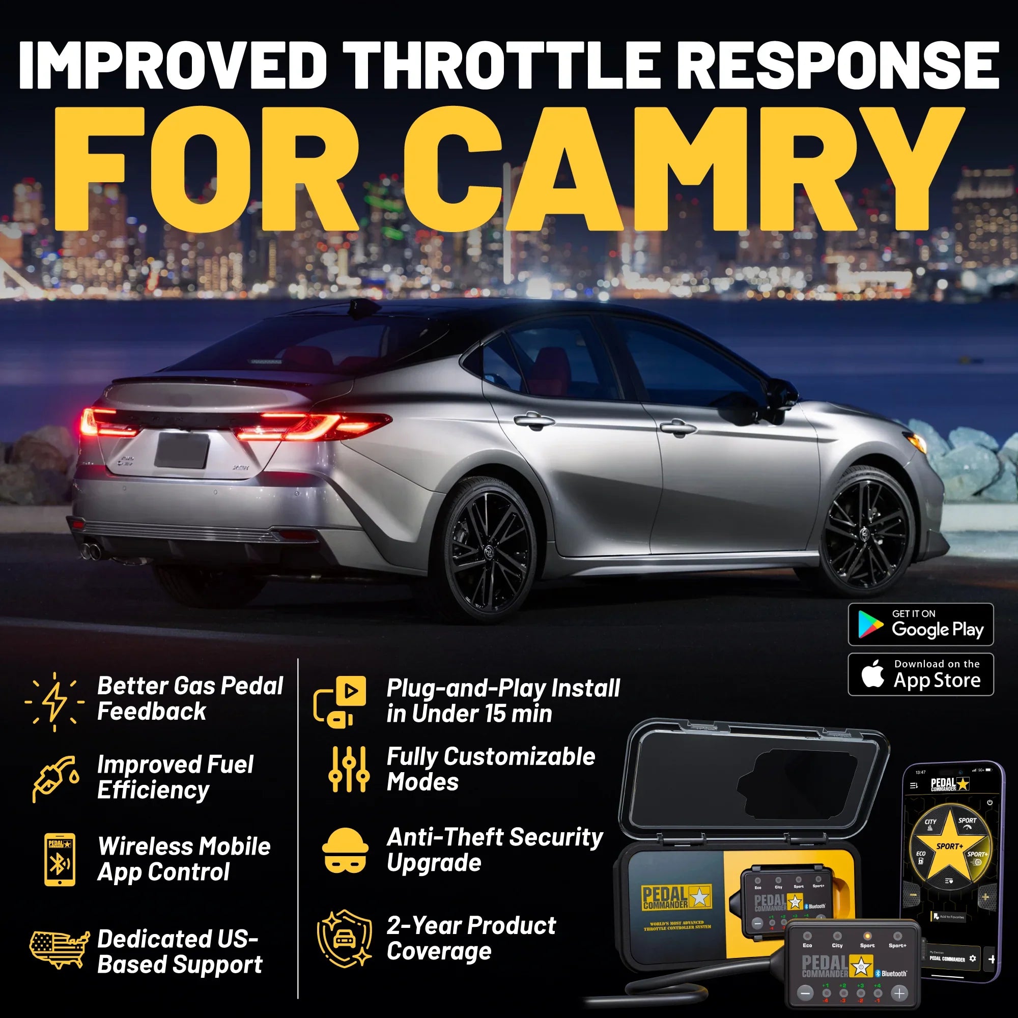 Pedal Commander for Toyota Camry