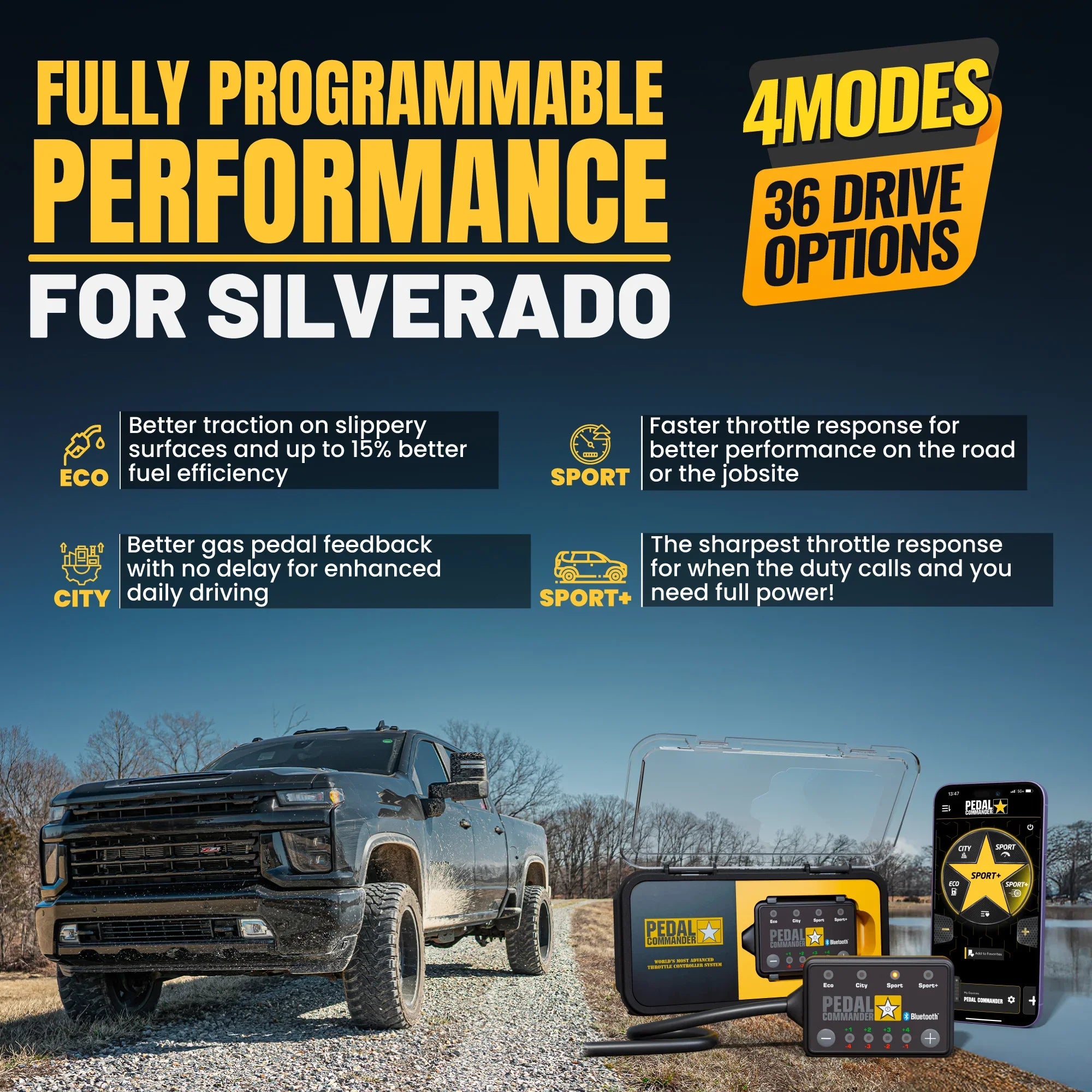 Pedal Commander for Chevrolet Silverado 3500