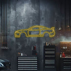 Skyline GT-R R34 Metal Neon Car Wall Art - MTN0036