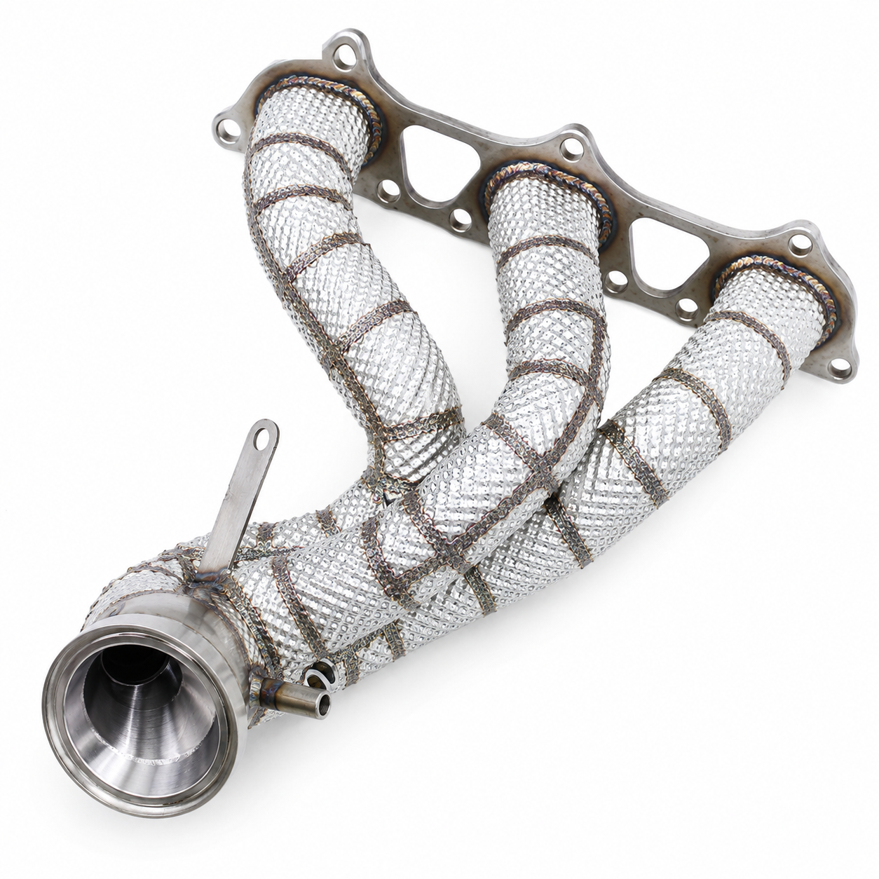 Catless Exhaust Manifold Downpipe for Porsche 992 992.1 992.2 GT3 RS GT3RS 4.0 by Stratec Systems