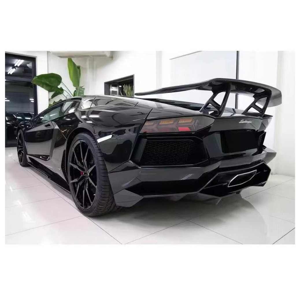 D Style Dry Carbon Fiber Rear Diffuser for Lamborghini Aventador LP700 - Bull Boost Performance