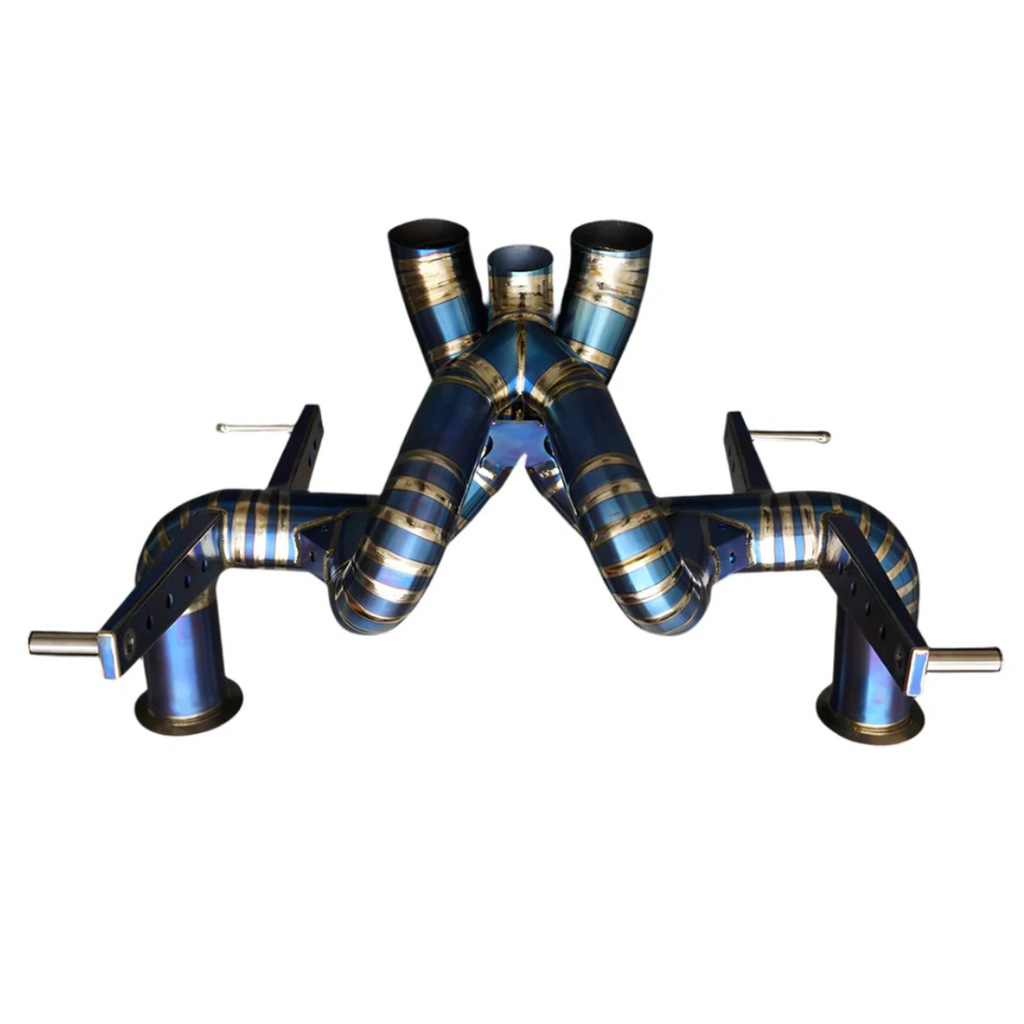 Titanium Straight Pipe Exhaust System for Lamborghini Aventador S LP740‑4 6.5L V12 - Bull Boost Performance