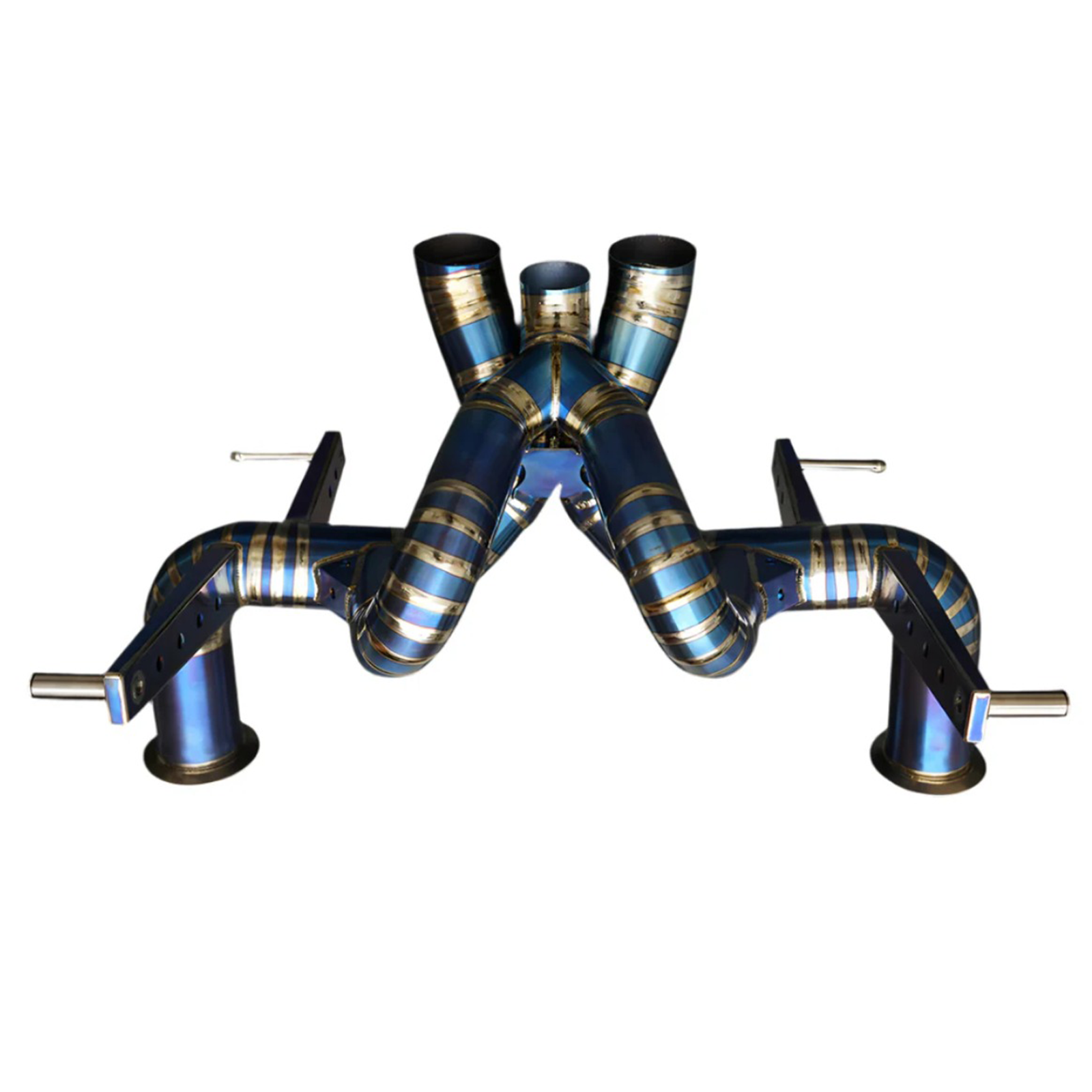 Titanium Straight Pipe Exhaust System for Lamborghini Aventador S LP740‑4 6.5L V12 - Bull Boost Performance