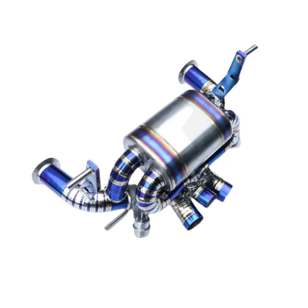 Titanium Valved Muffler Exhaust System for Lamborghini Aventador S LP740‑4 6.5L V12 - Bull Boost Performance