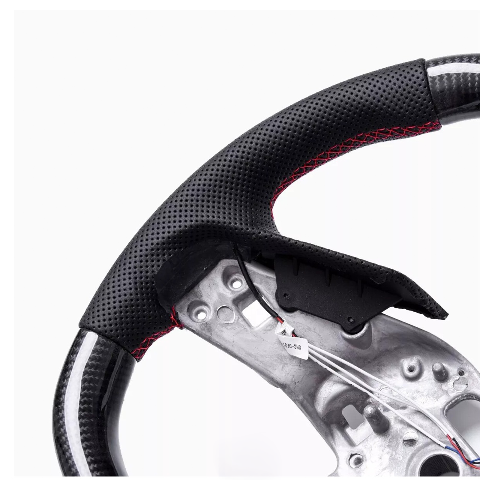 OEM Carbon Fiber LED Heated Steering Wheel for Chevrolet Corvette C8 Z51 Z06 - Bull Boost Performance