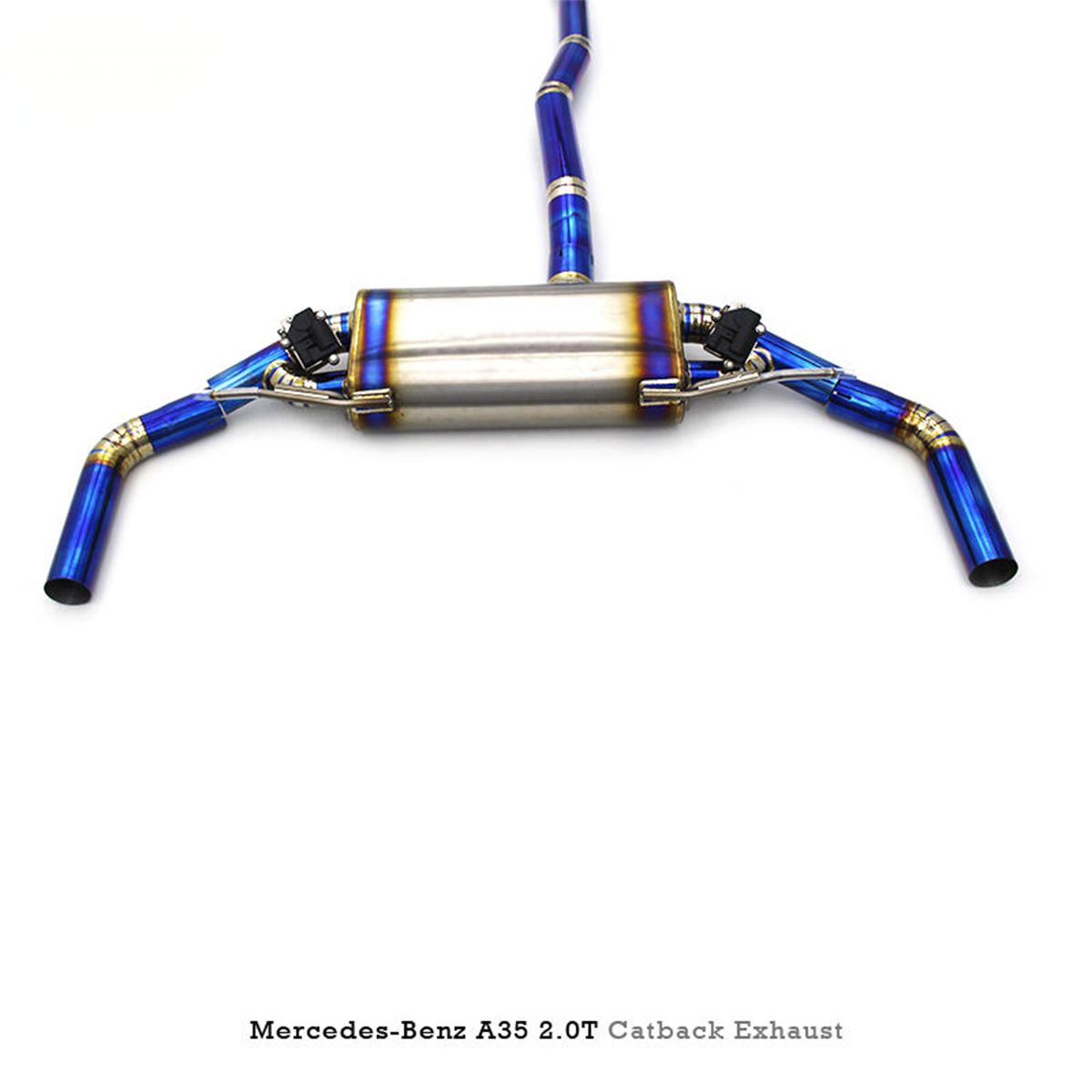 Titanium Valved Catback Exhaust System for Mercedes Benz A35 AMG 2.0T by Stratec Systems