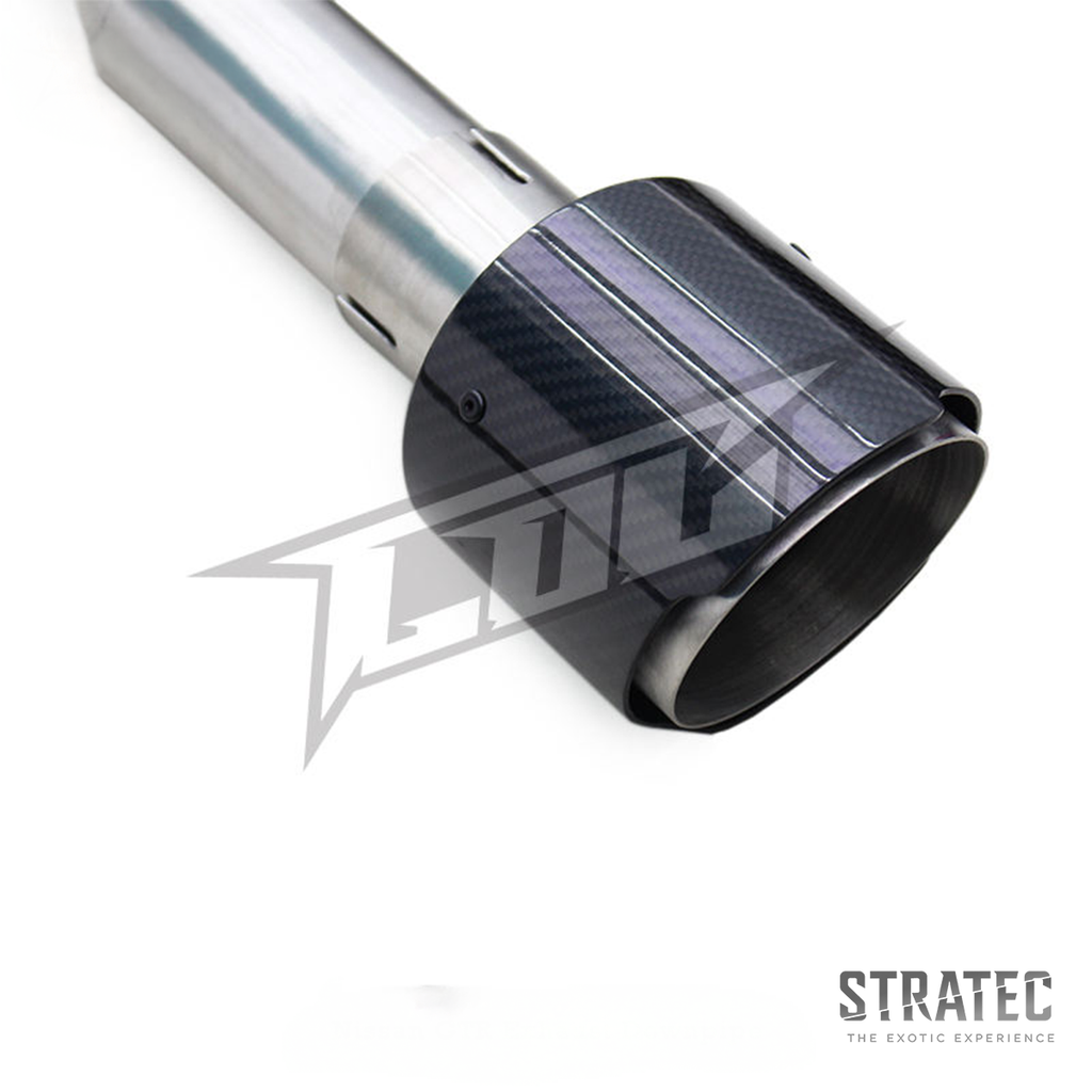 Valved Stainless Steel Catback Exhaust System for Infiniti Q50S 3.7L - Bull Boost Performance