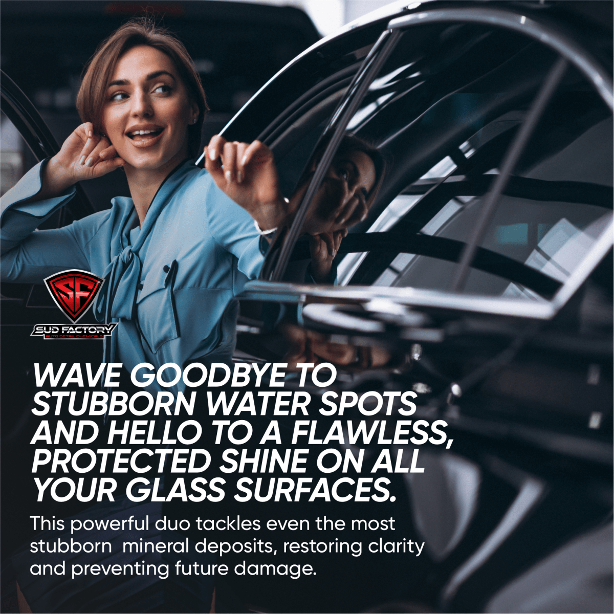 Glass Waterspot Removal & Protection Full Size Kit by Sud Factory