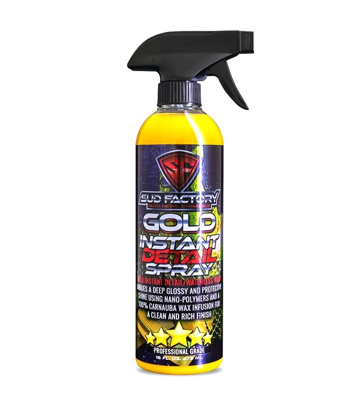Gold Hybrid High-Gloss Sealant Polysiloxane Infused Wax Quick Detailer by Sud Factory