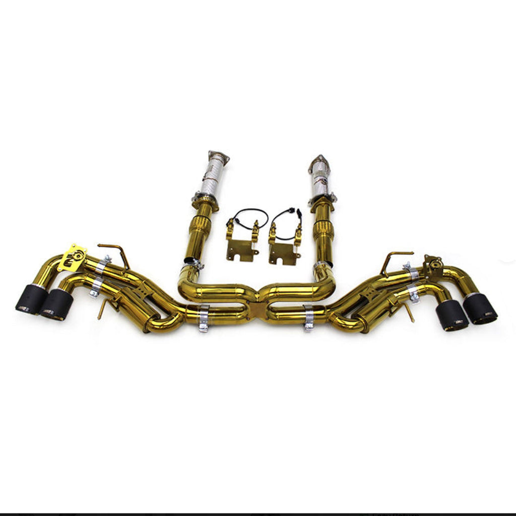 Titanium Valved Catback Exhaust for 20-24 Chevrolet Corvette C8 6.2L V8 by Stratec Systems