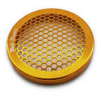 Gold Billet 4" Inch Turbo Inlet Guard Velocity Stack Adapter Bellmouth Intake Hex - Bull Boost Performance