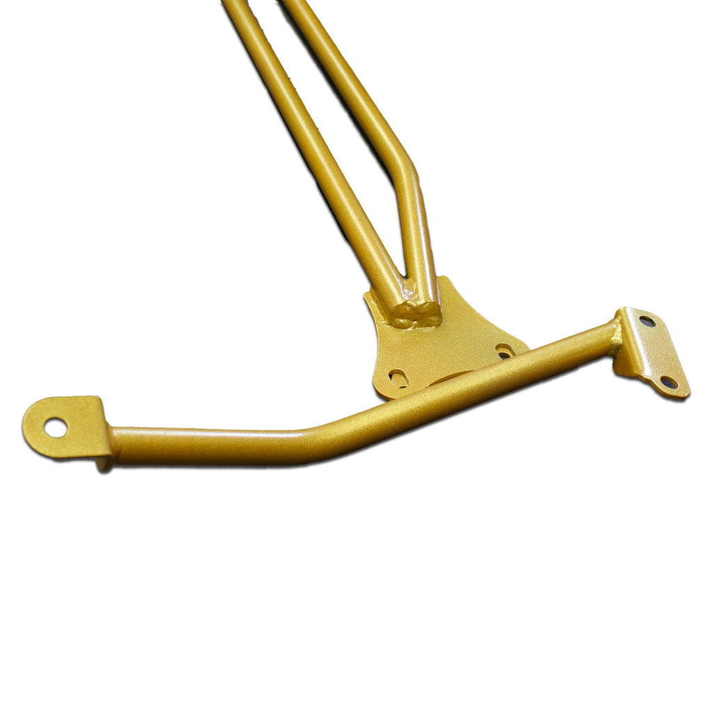 Upper Nismo Style Strut H Brace Bar Gold For VQ Nissan 350Z Z33 VQ35 - Bull Boost Performance