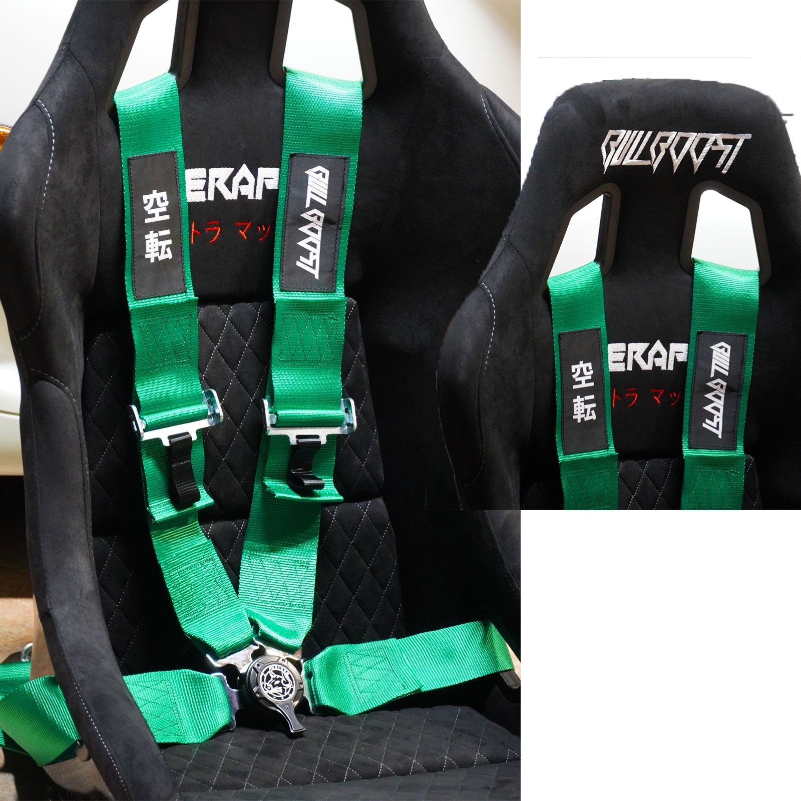 Bull Boost Universal 4 Point Camlock Quick Release Racing Seat Belt Harness - Bull Boost Performance