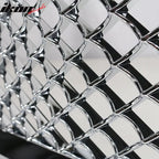 2014-2015 Chevy Silverado 1500 B Style Silver Front Bumper Grille ABS