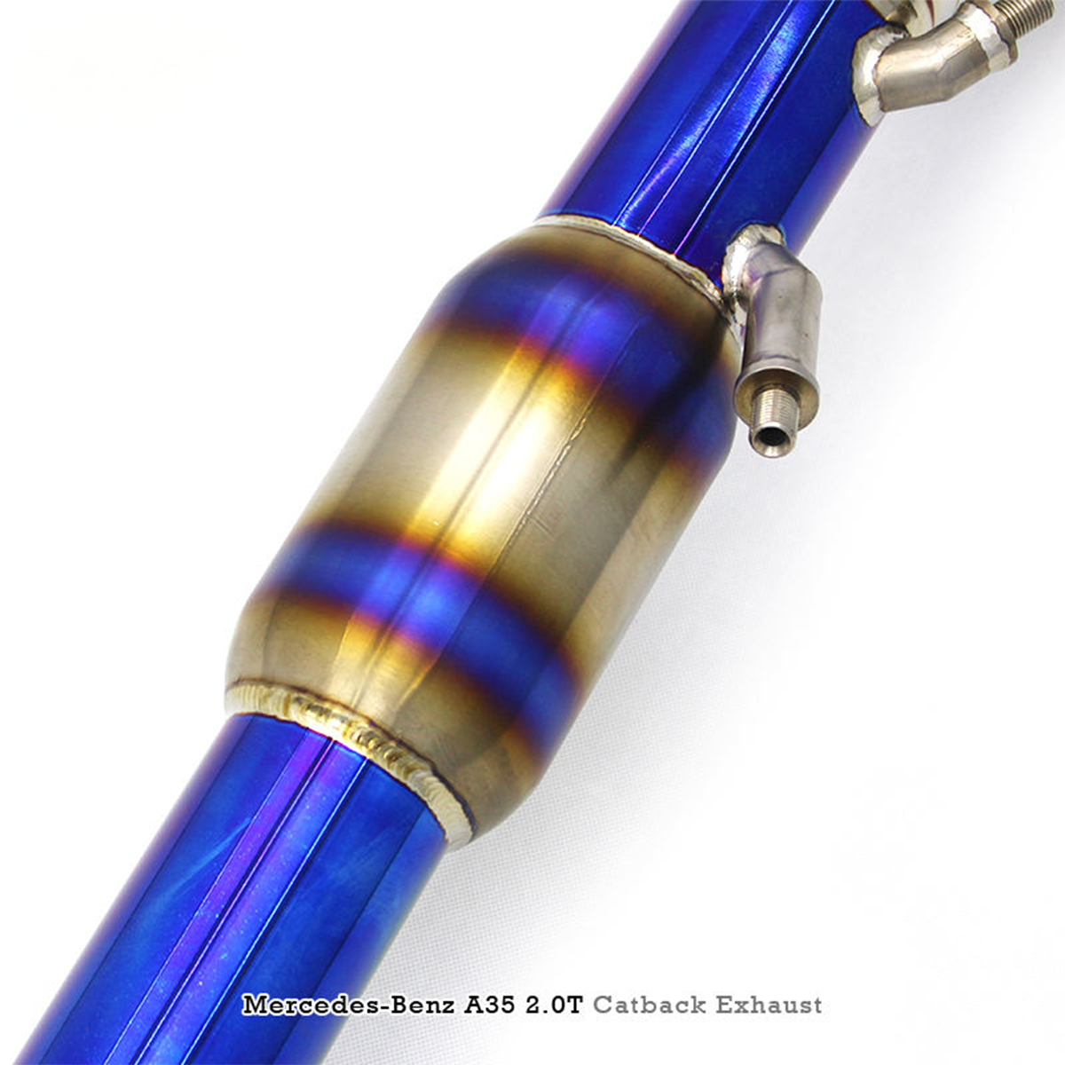 Titanium Valved Catback Exhaust System for Mercedes Benz A35 AMG 2.0T by Stratec Systems