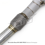 High Flow Catted Stainless Steel Downpipe for Mercedes Benz S560 S580 4.0T - Bull Boost Performance