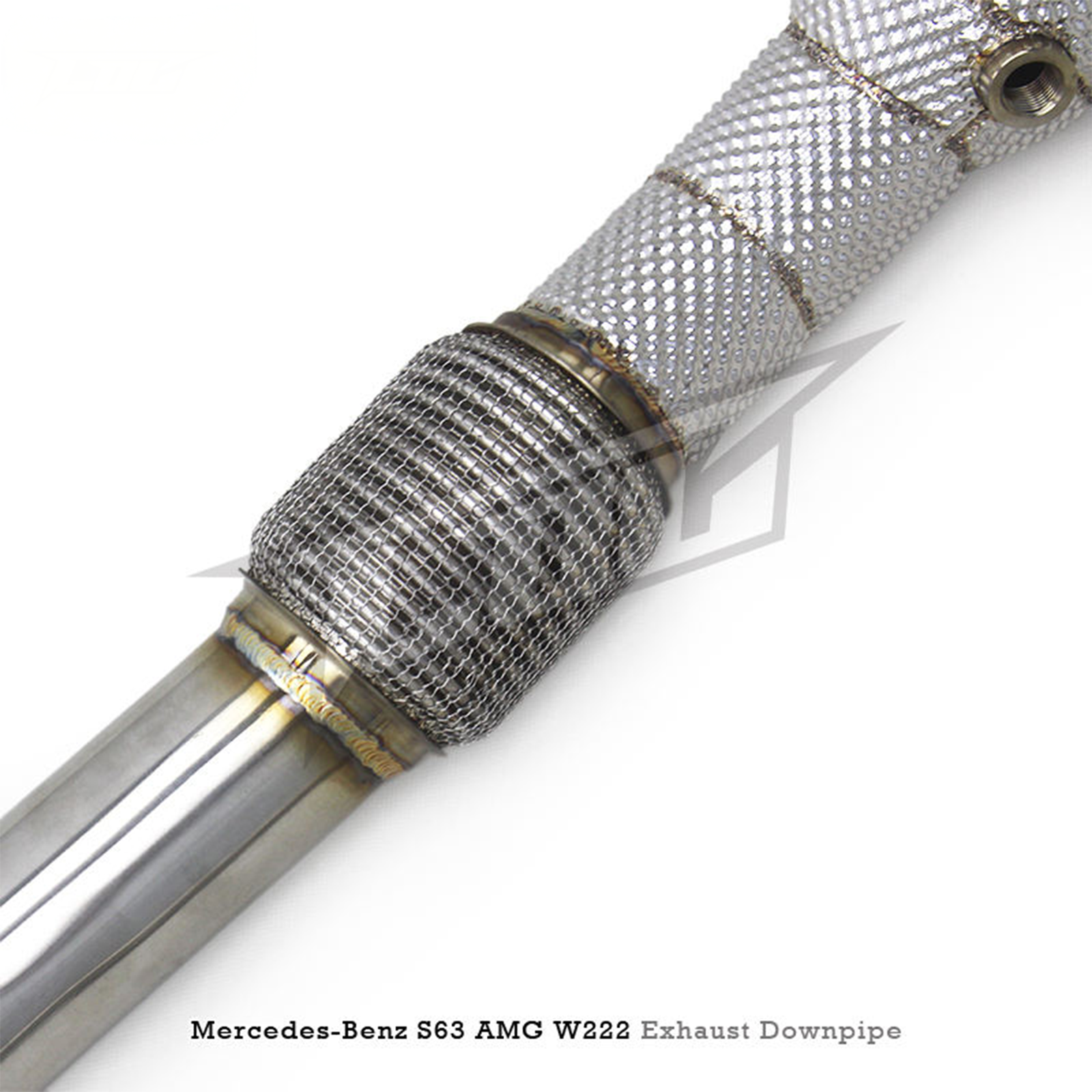 High Flow Catted Stainless Steel Downpipe for Mercedes Benz S560 S580 4.0T - Bull Boost Performance