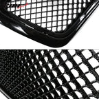 2004-2008 Ford F150 All Black Mesh Style Front Bumper Hood Grille ABS