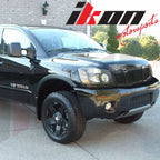 2004-2007Â Nissan Titan Front Hood Grille Vertical Style Black ABS