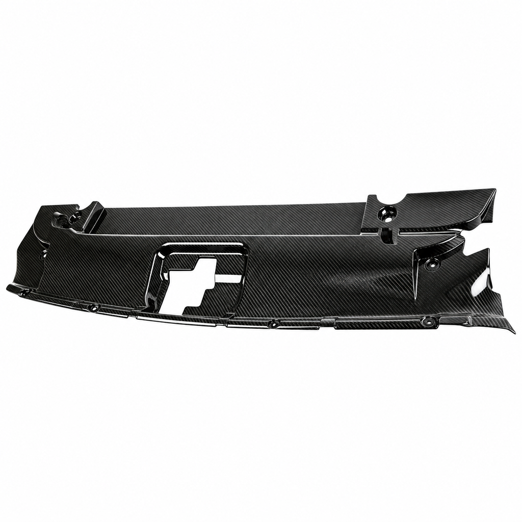 Carbon Fiber Radiator Cooling Plate Cover for Ford Mustang by Stratec Systems