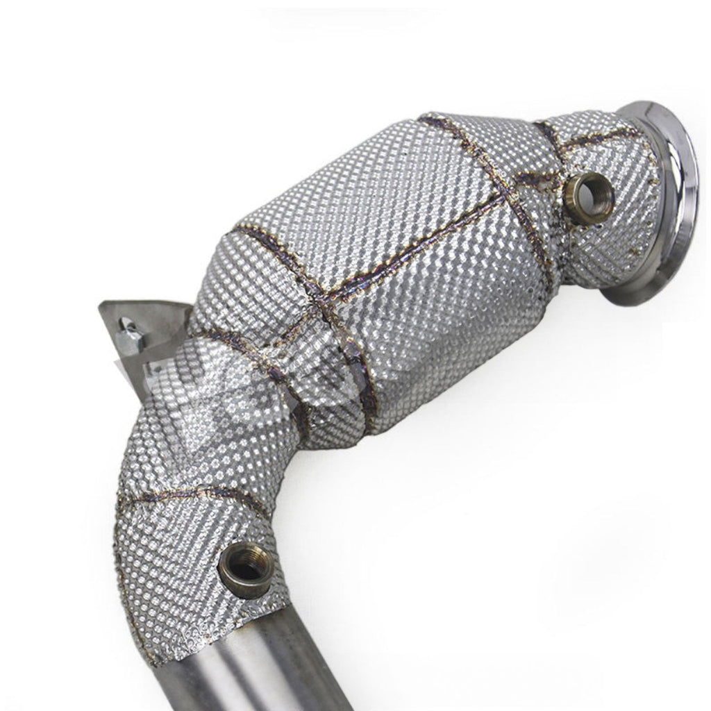 Catted Race Stainless 300 Cell Downpipe for Mercedes Benz AMG GT63 GT63S 4.0T - Bull Boost Performance