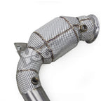 Catted Race Stainless 300 Cell Downpipe for Mercedes Benz AMG GT63 GT63S 4.0T - Bull Boost Performance