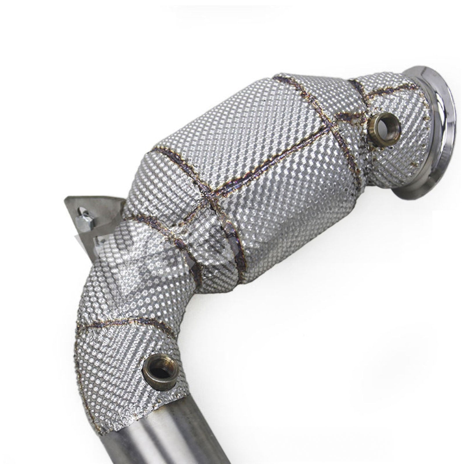 Catted Race Stainless 300 Cell Downpipe for Mercedes Benz AMG GT63 GT63S 4.0T - Bull Boost Performance