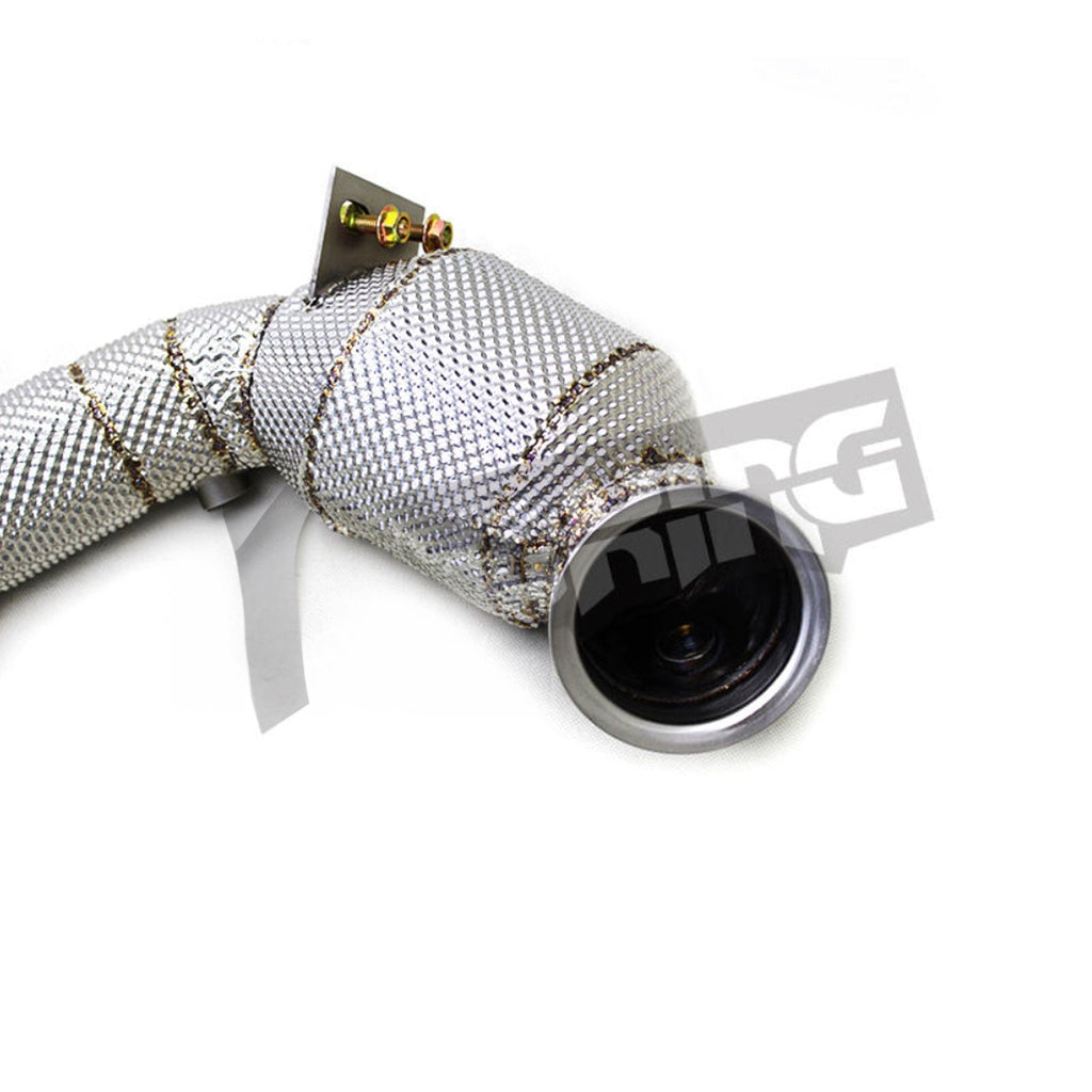 Catted Race Stainless 300 Cell Downpipe for Mercedes Benz AMG GT63 GT63S 4.0T - Bull Boost Performance