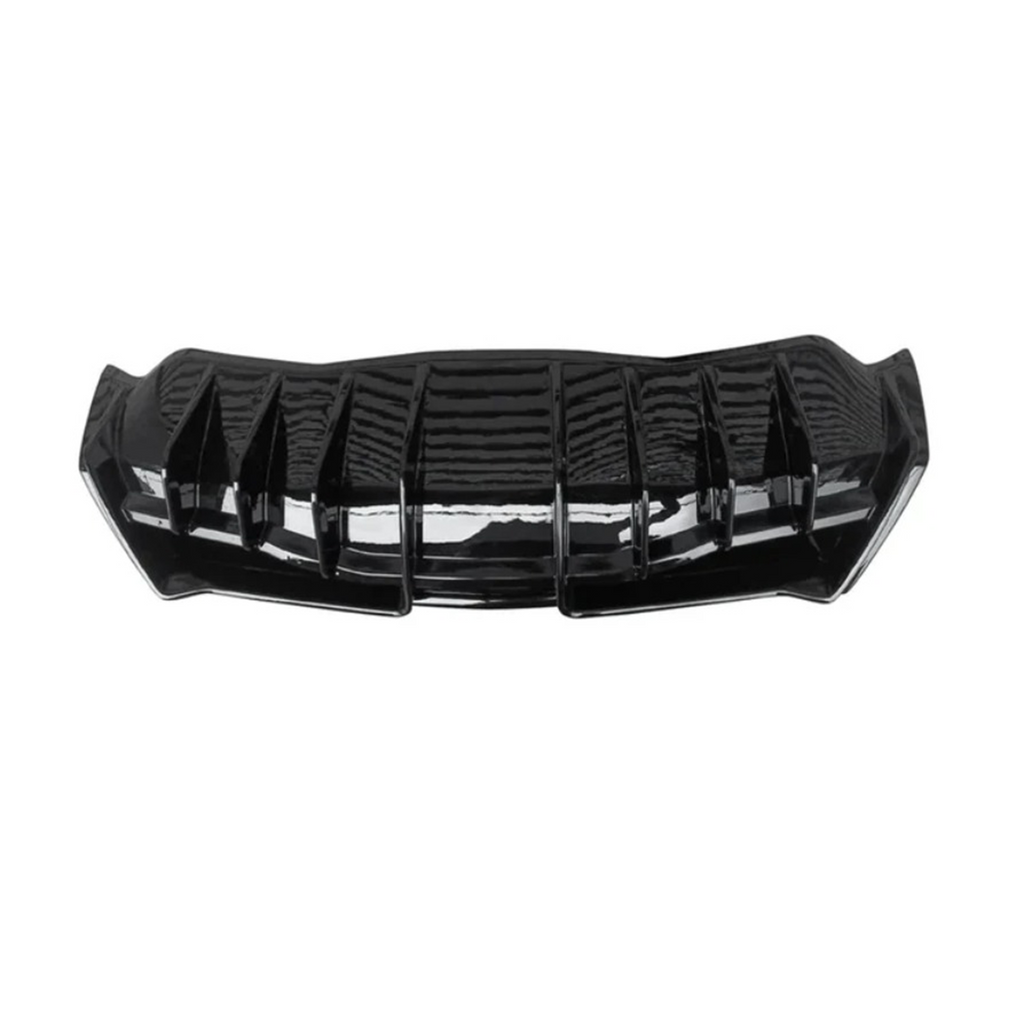 Gloss Black Rear Aggressive Diffuser for Chevrolet Corvette C8 Z51 - Bull Boost Performance