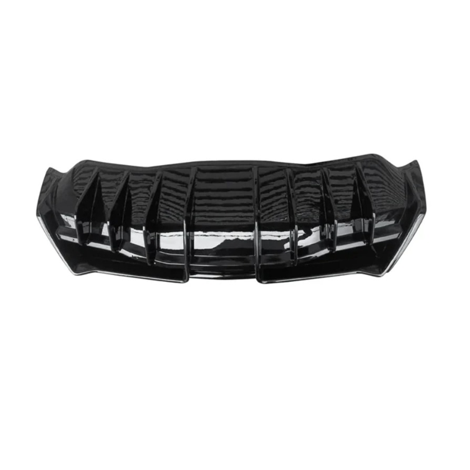 Gloss Black Rear Aggressive Diffuser for Chevrolet Corvette C8 Z51 - Bull Boost Performance