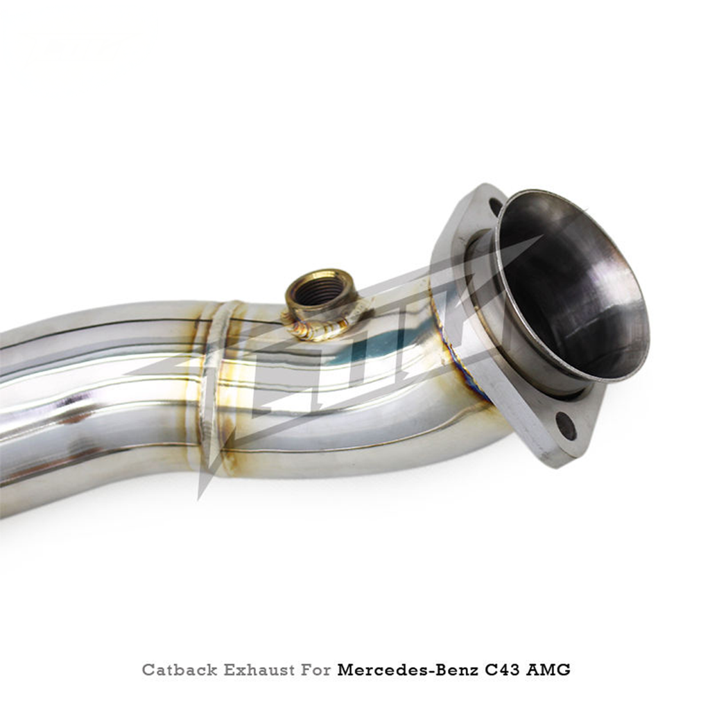 Stainless Steel Catback Exhaust System for Mercedes Benz AMG C43 3.0T - Bull Boost Performance
